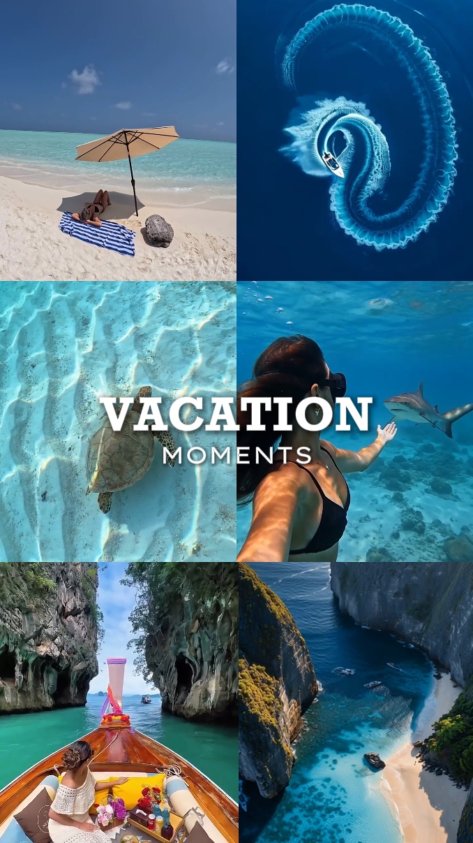 Urlaub Moment