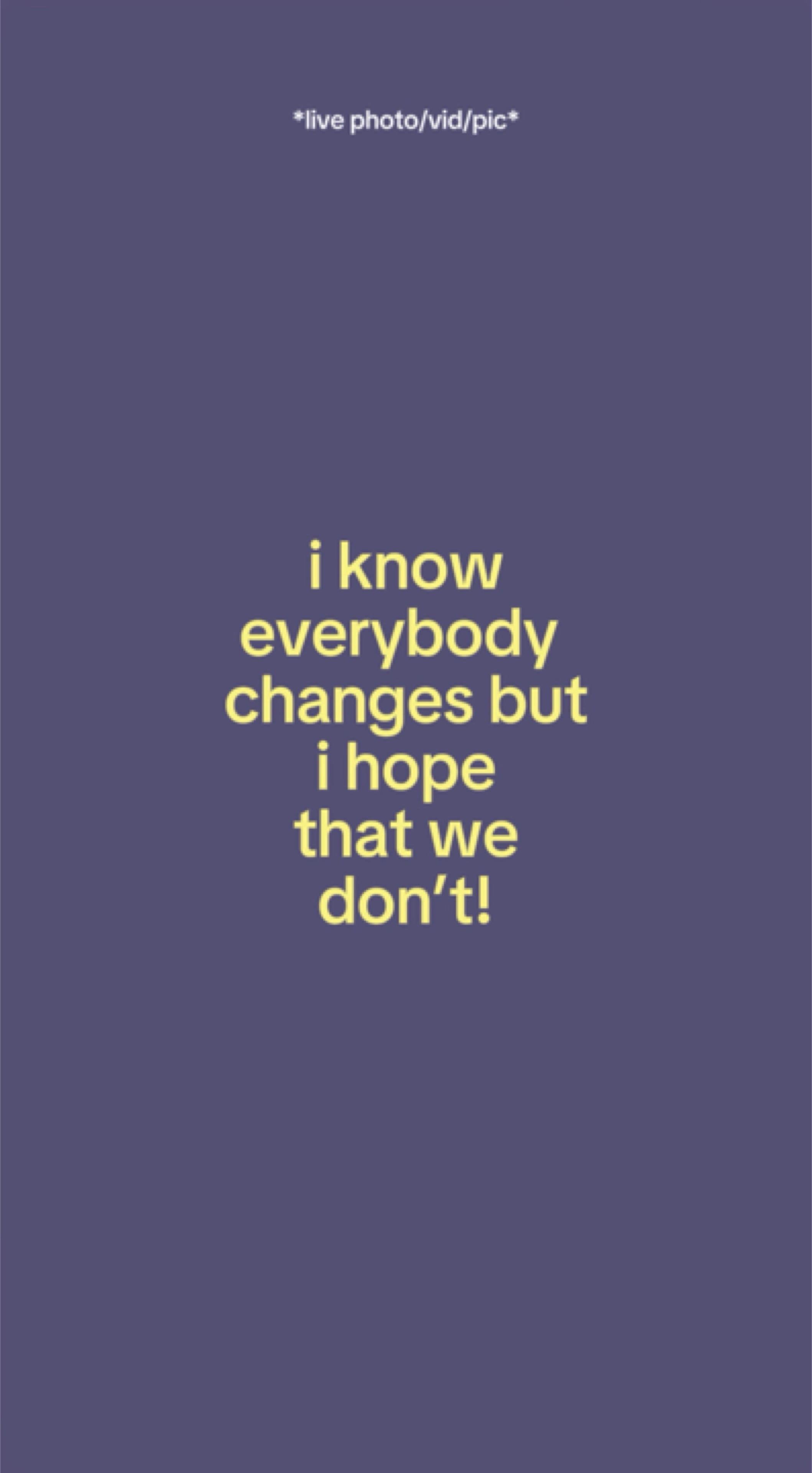 Tout le monde change