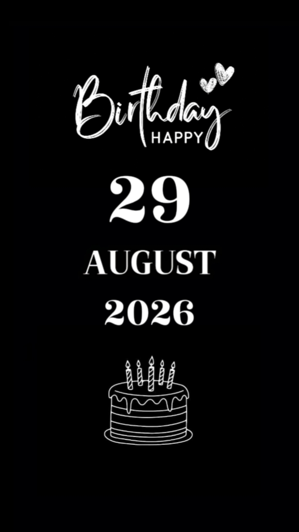 BDAY BROTHER 29 AUG