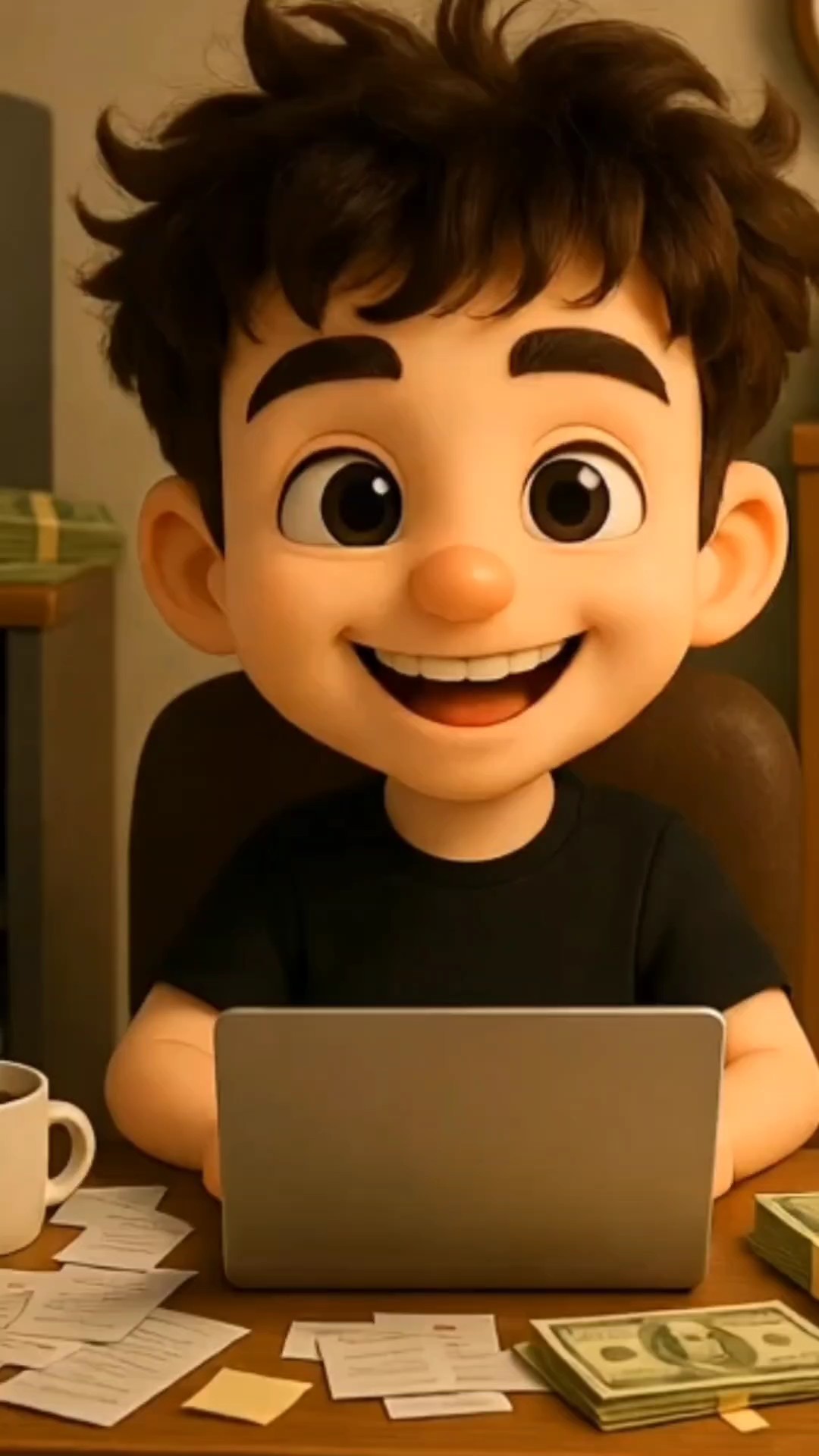 Animación de dibujos animados en 3D