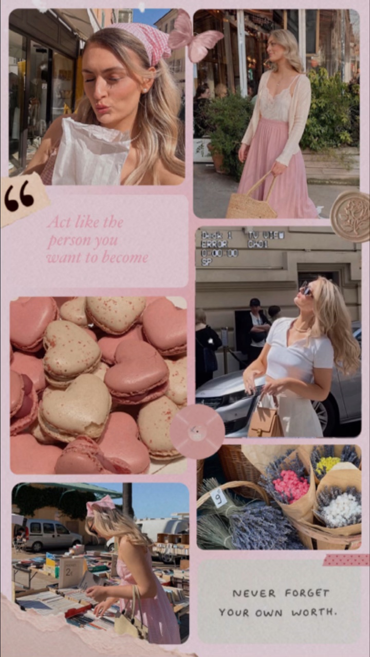 pink aesthetic 🌷💗