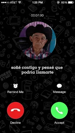 llamada al cielo