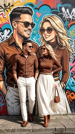 ai grafiti couple 