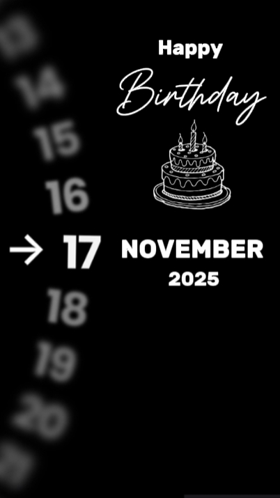 NOVEMBER ULANG TAHUN 17