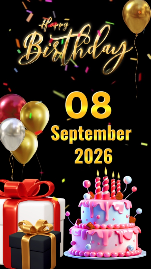 hbd 8 September 2026