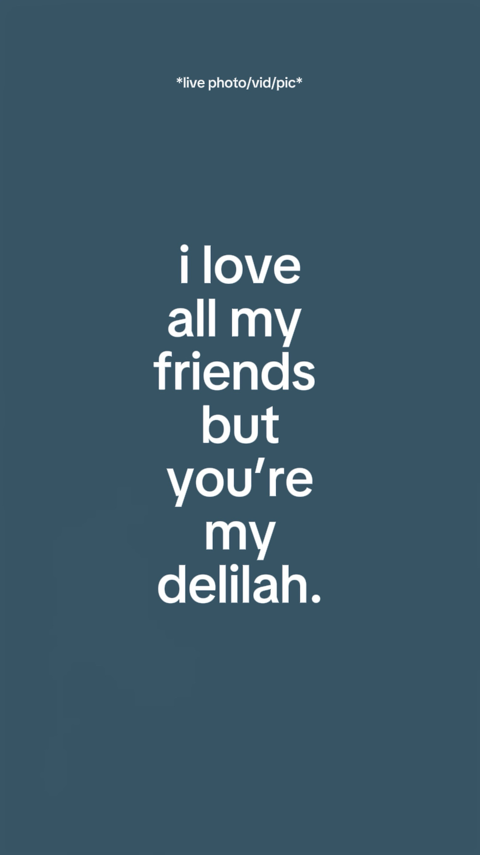 i love you my friend