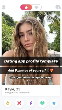 Dating app profile π±
