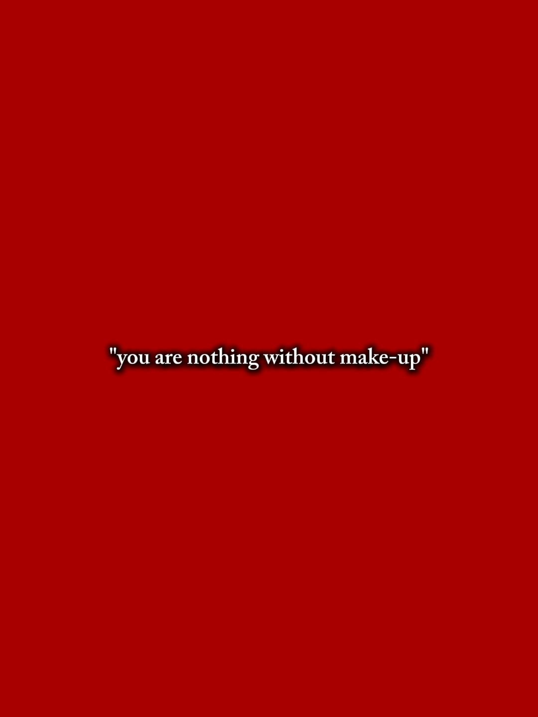 walang makeup 