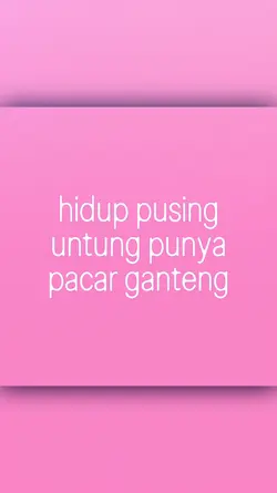 punya pacar ganteng 