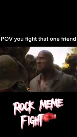 Rock meme 🥊