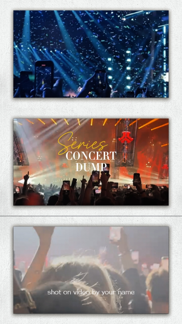Concert dump