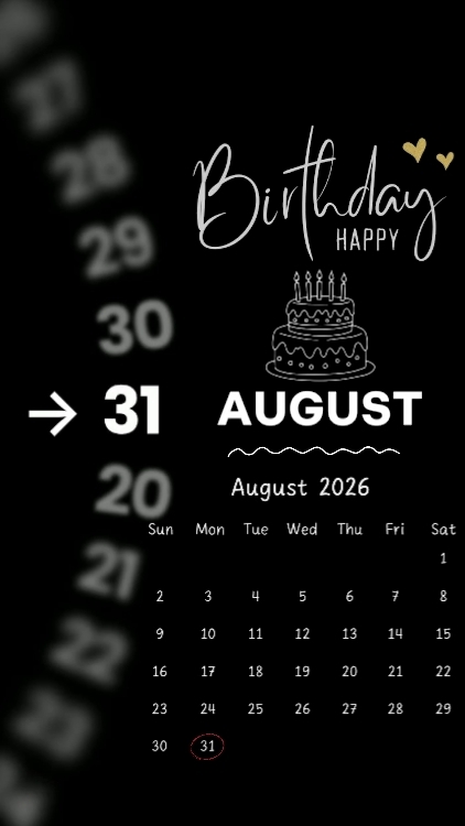 BDAY MY SON 31 AUG