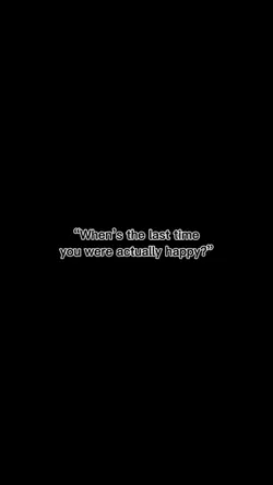 Last Time u be happy
