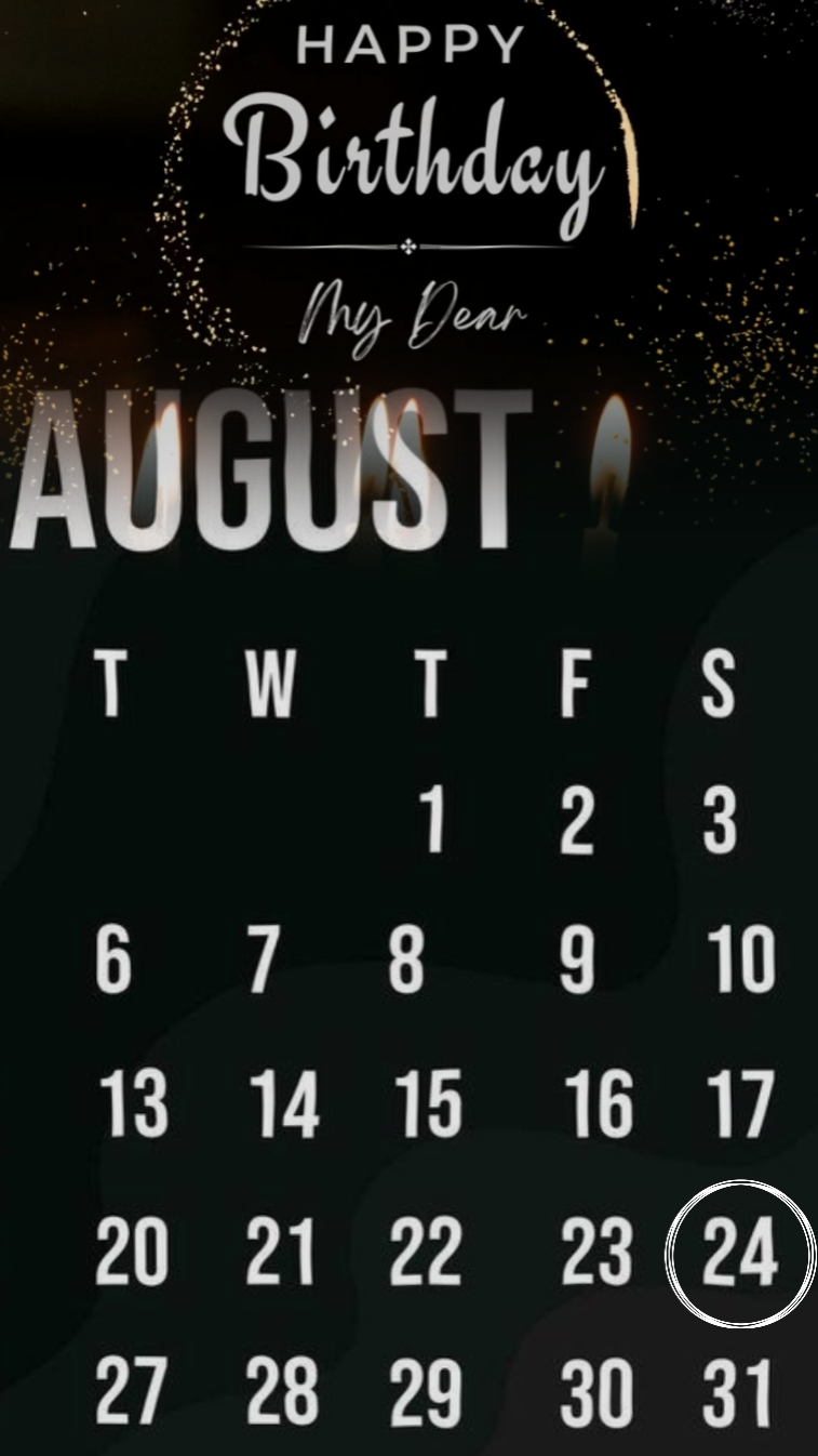 24 August 2024 hbd