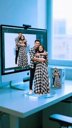 miniatur 3d tren