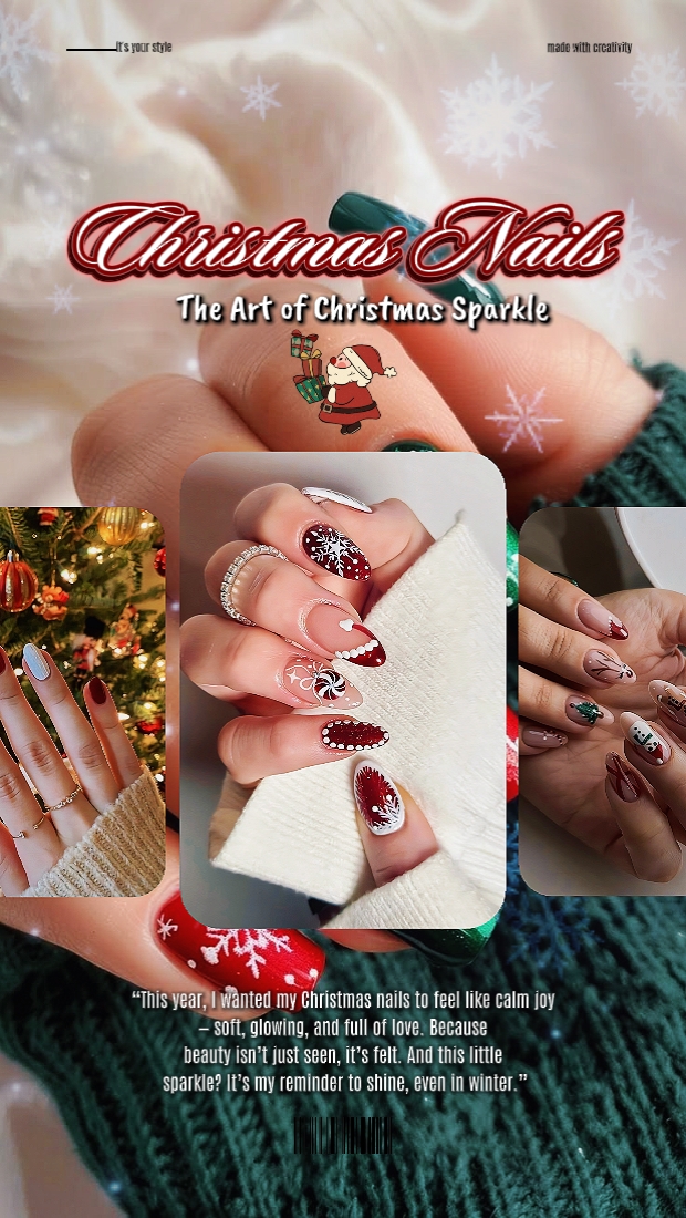 christmas nail art