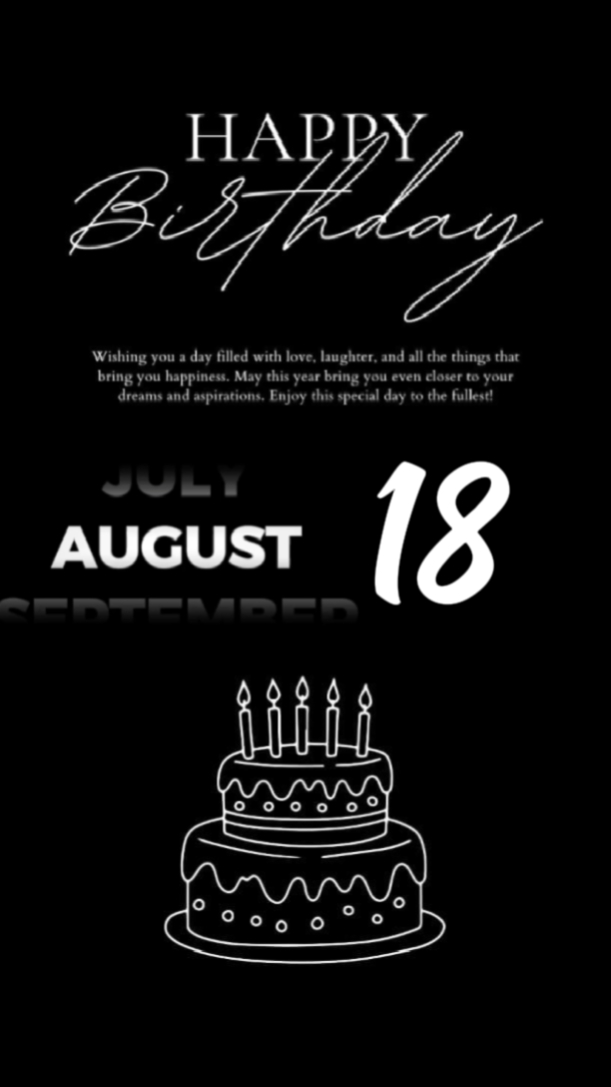 Hbd 18 de agosto