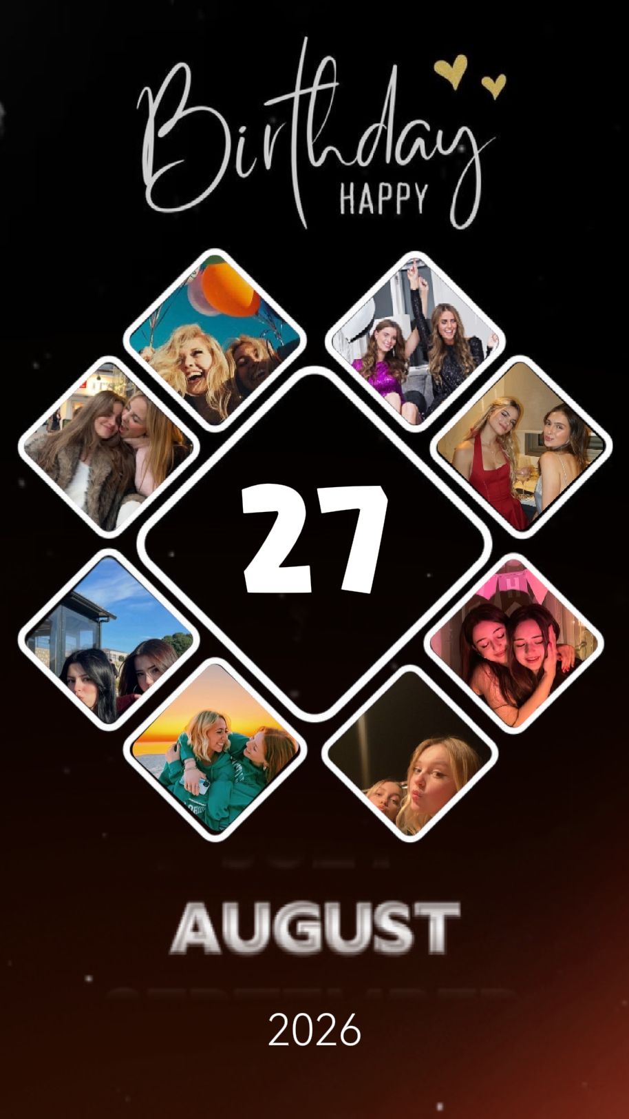 Happy birthday 27 August 