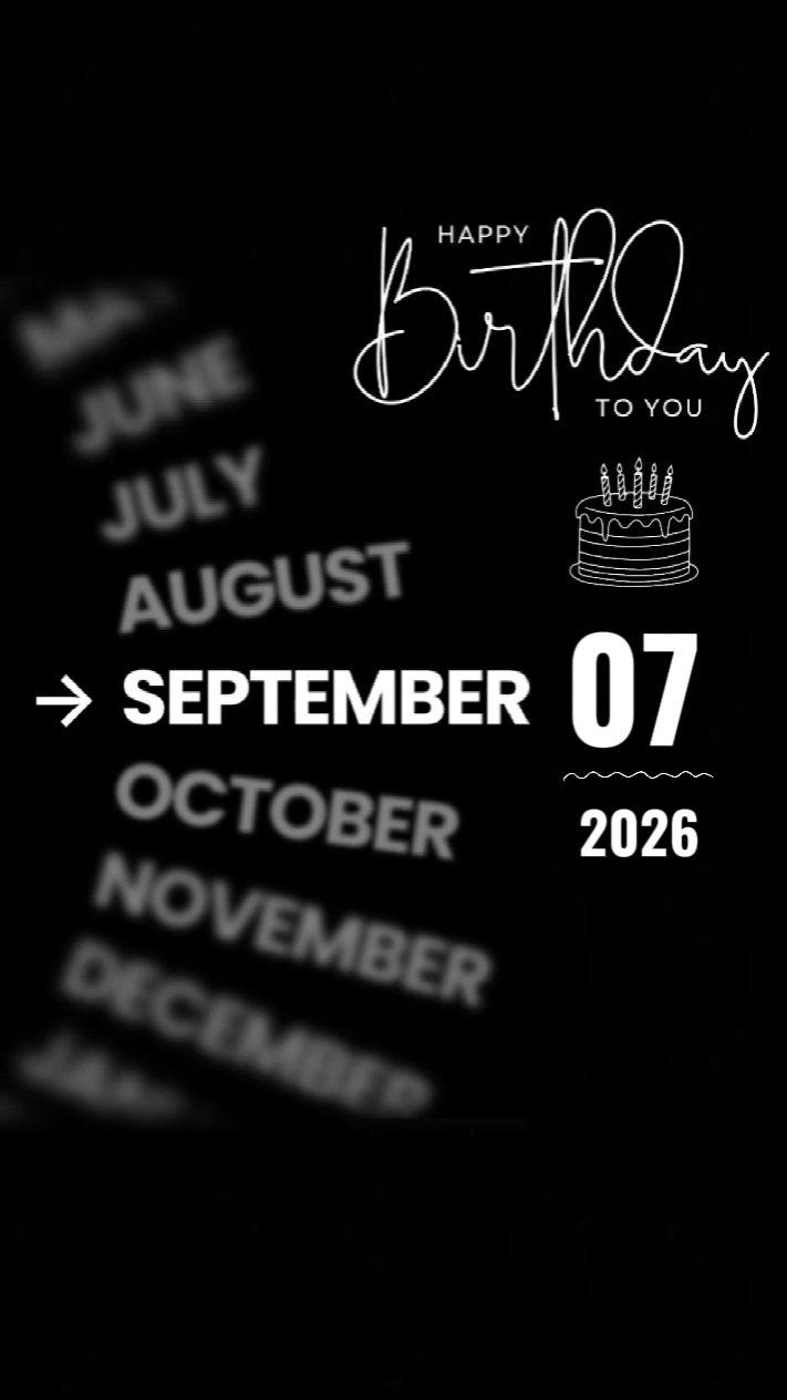 BDAY SON 07 SEPTEMBE
