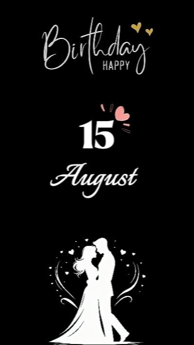 HBD MARIDO 15 DE AGOSTO