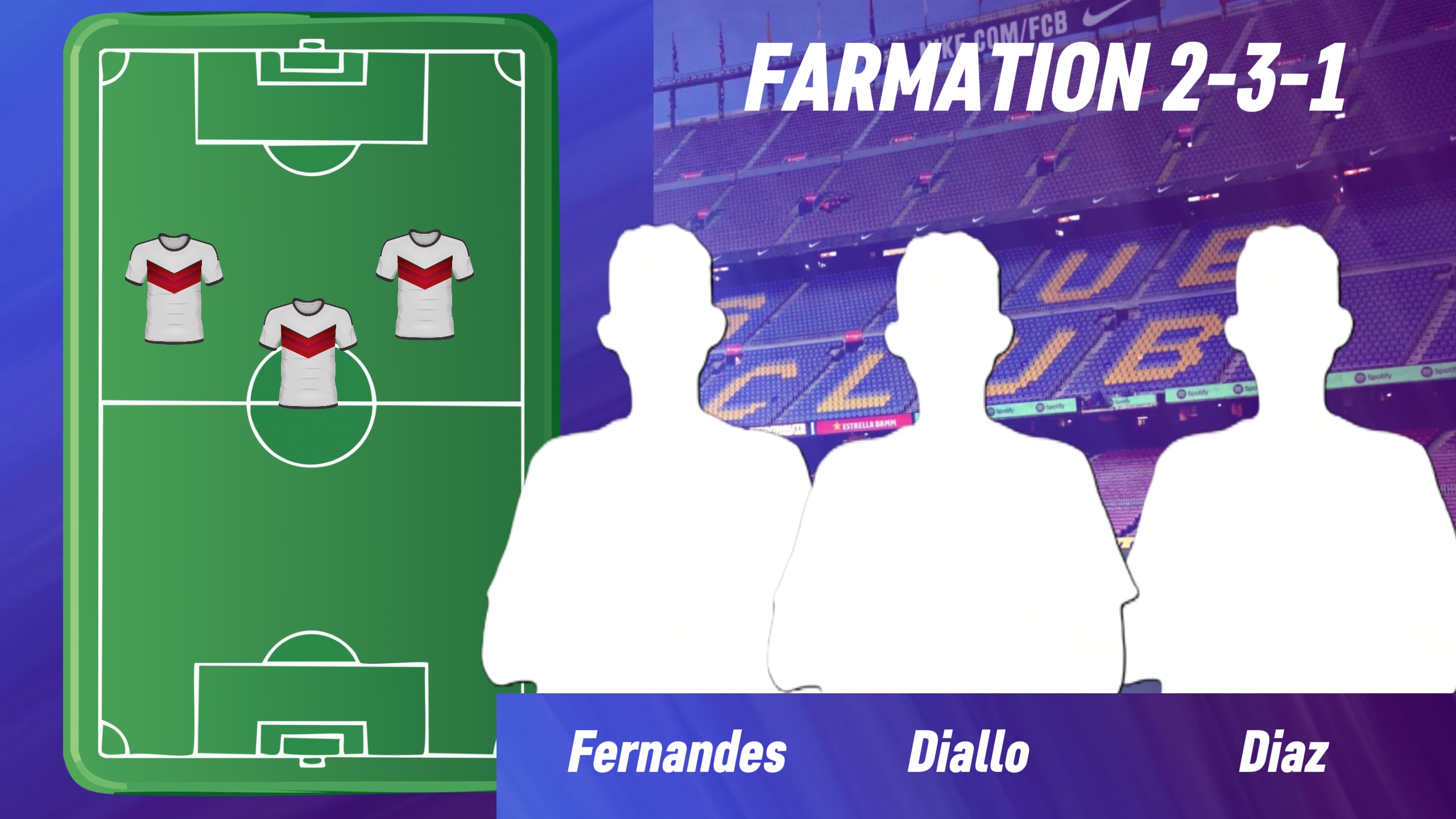 Mini fútbol 2-3-1