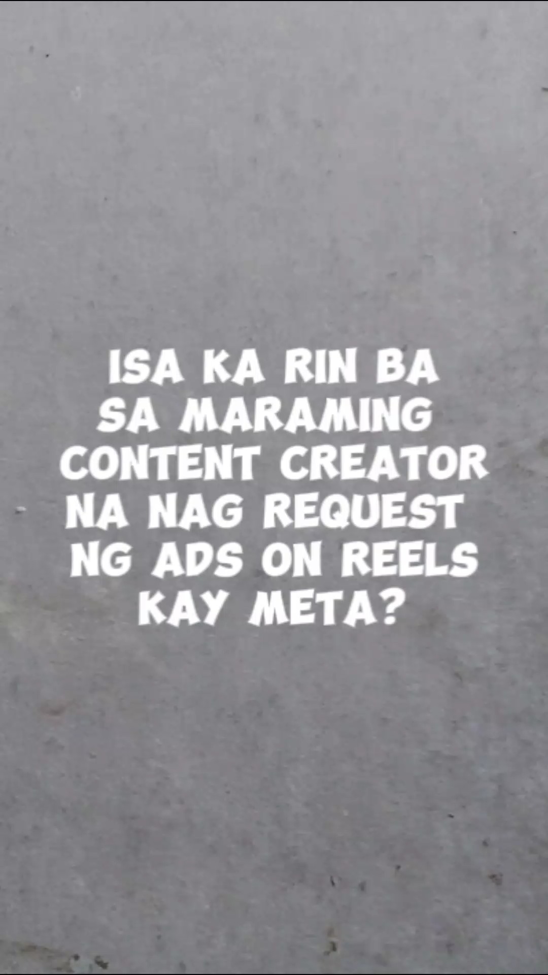TIP PARA SA ADS SA REELS