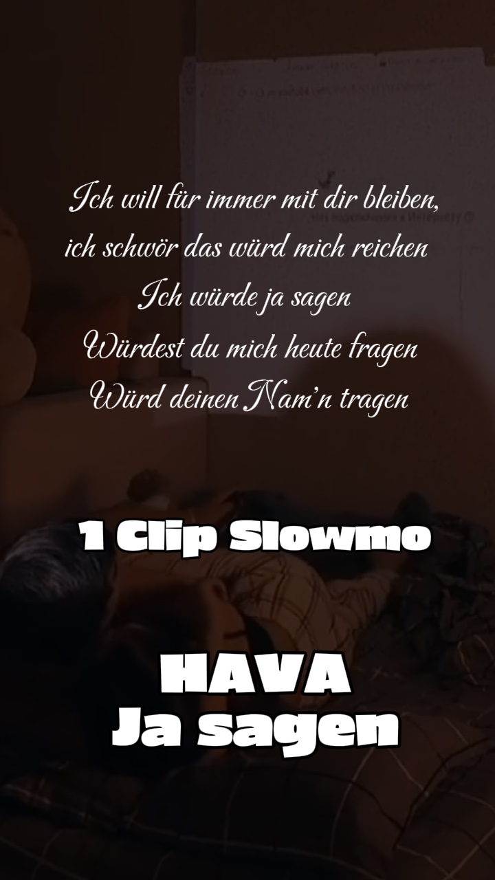 Ich würde ja sagen
