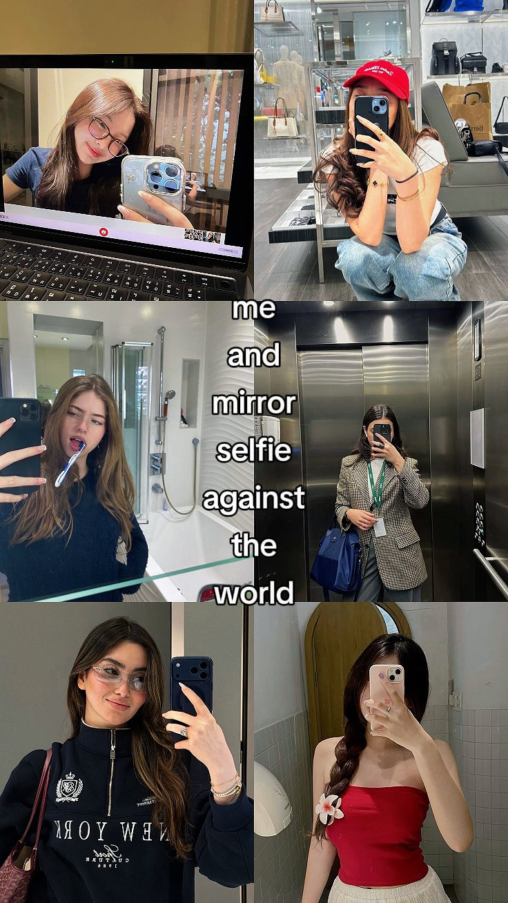 Yo y el espejo selfie