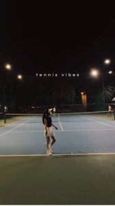 ambiance de tennis