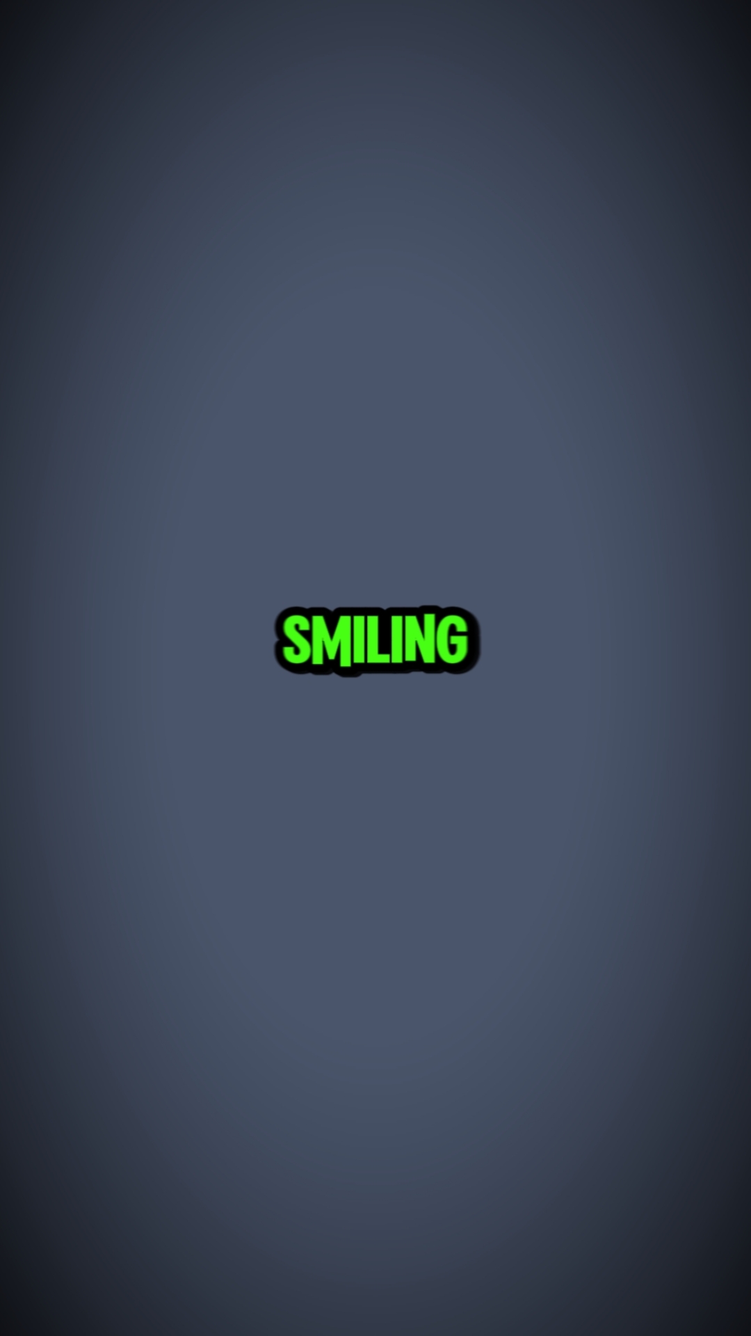 smiling
