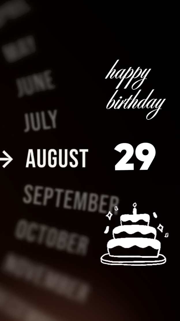 HBD 29 de agosto
