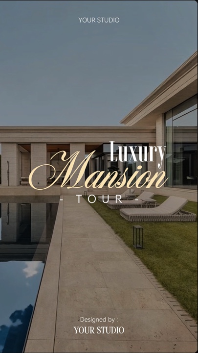 Luxury mansion tour
