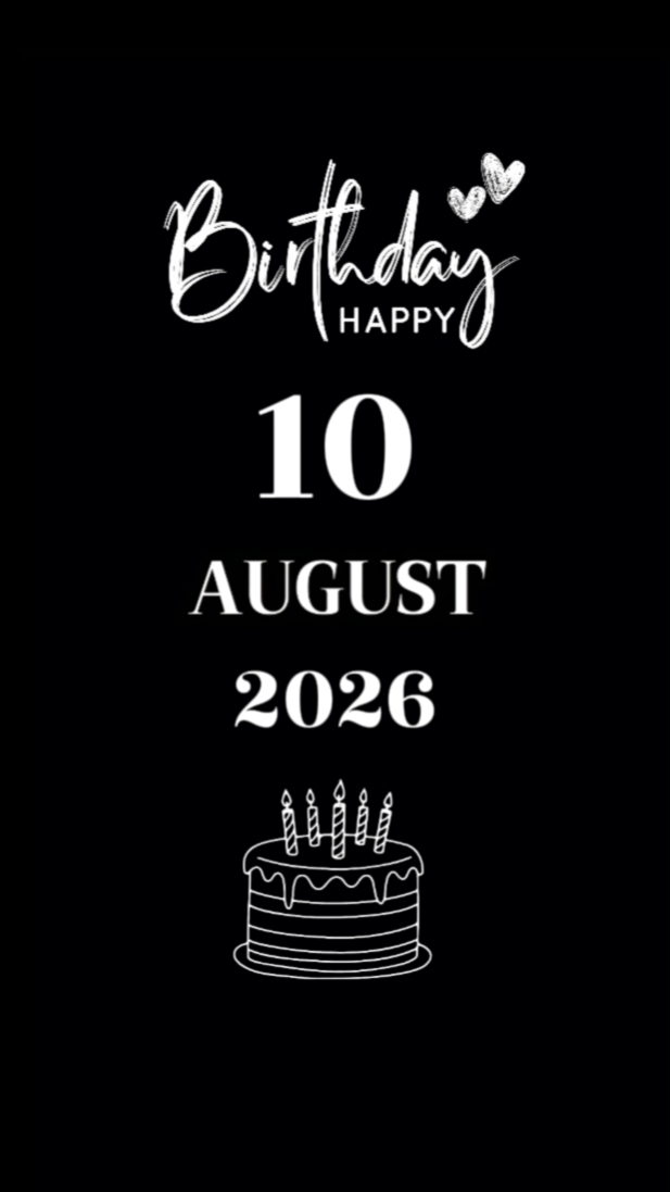Ulang tahun Putri 10 AUG