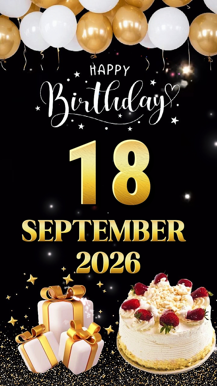 HBD 18 September2026