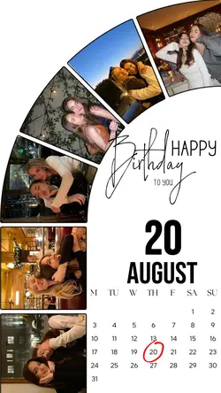 Birthday 20 august