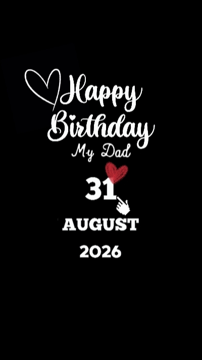 hbd baba 31 Ağustos
