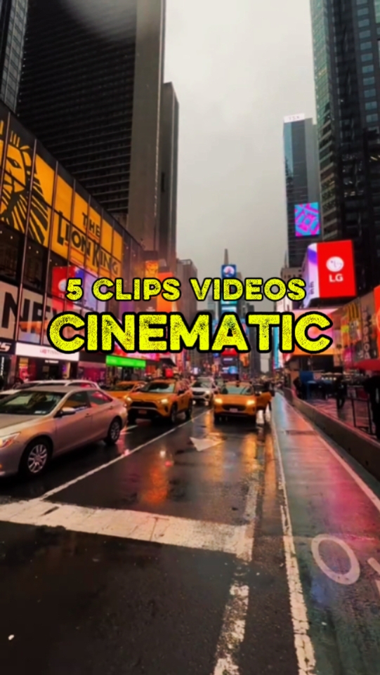 5 Clips cinematic 