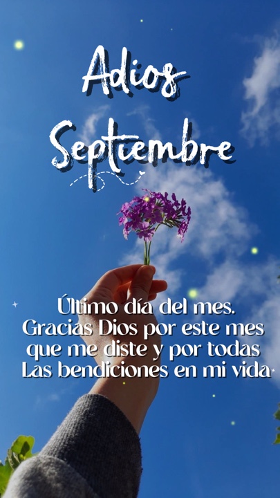 Adios septiembre 
