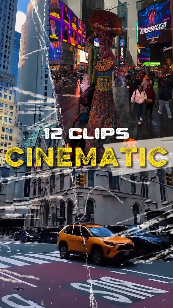 12 clips cinematic 