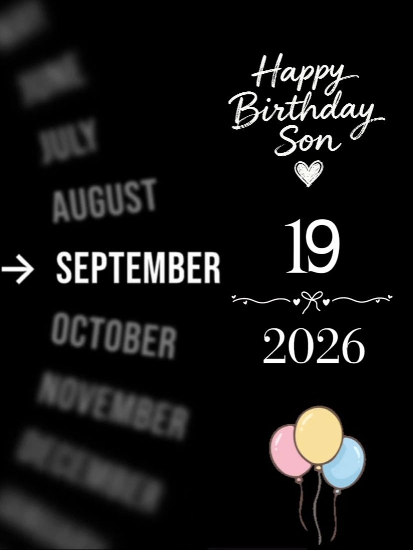Hijo De Cumpleaños