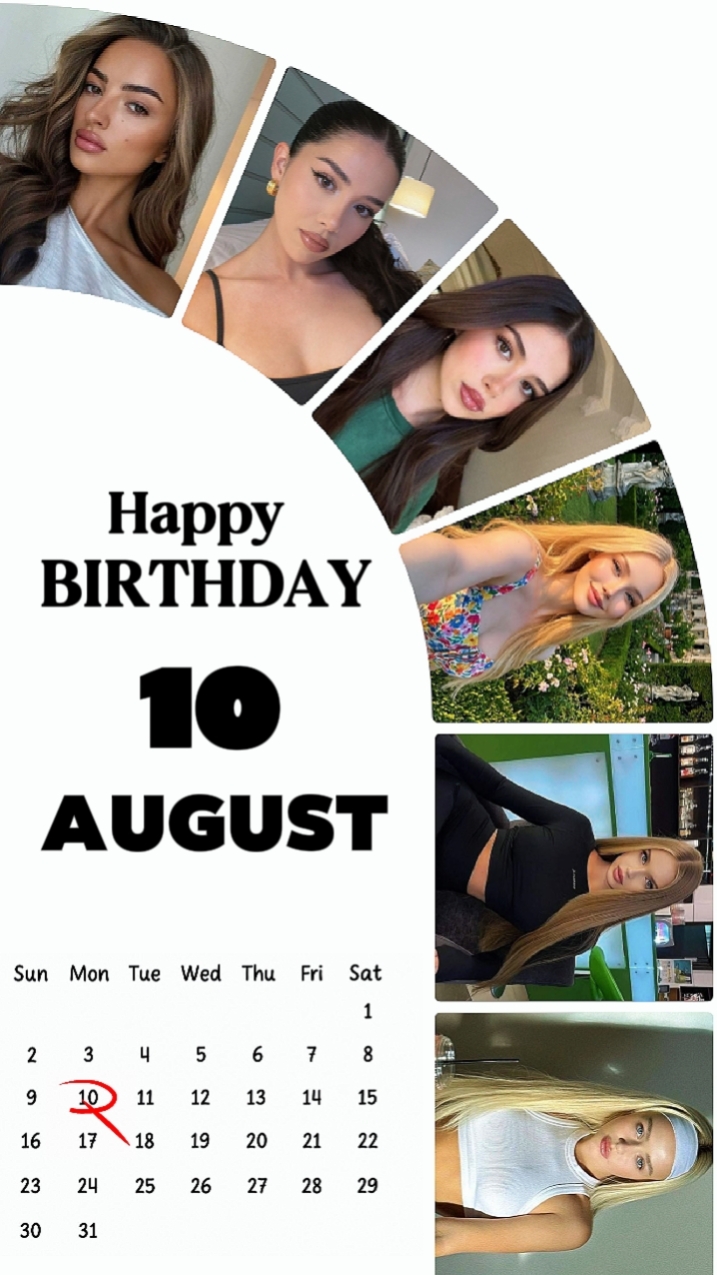BIRTHDAY 10 AUGUST 
