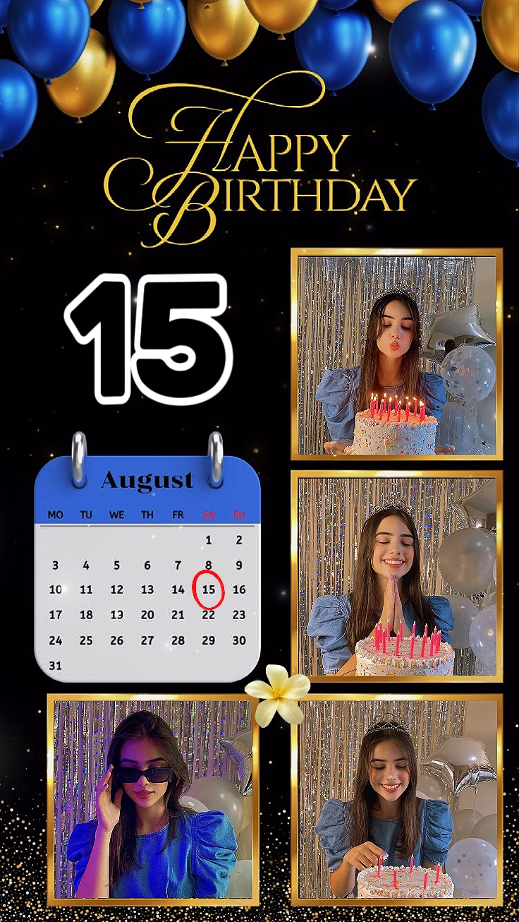 Birthday 15 August 
