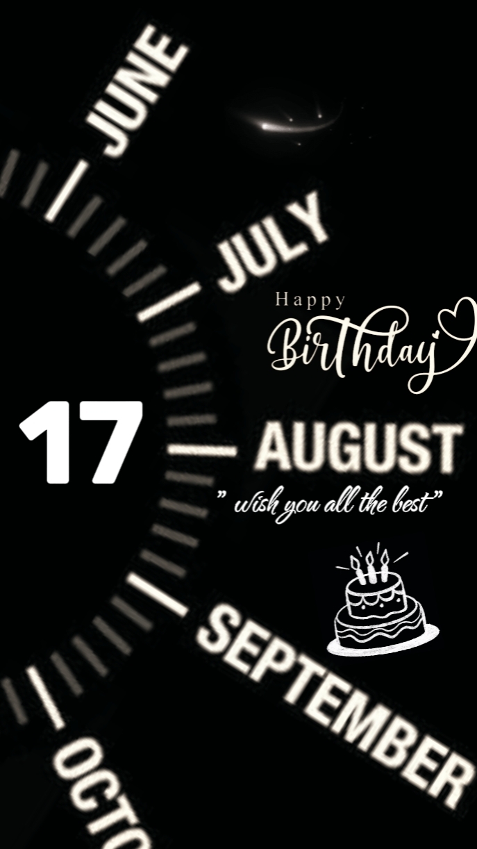 Hbd 17 de agosto 