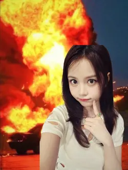 editing kebakaran