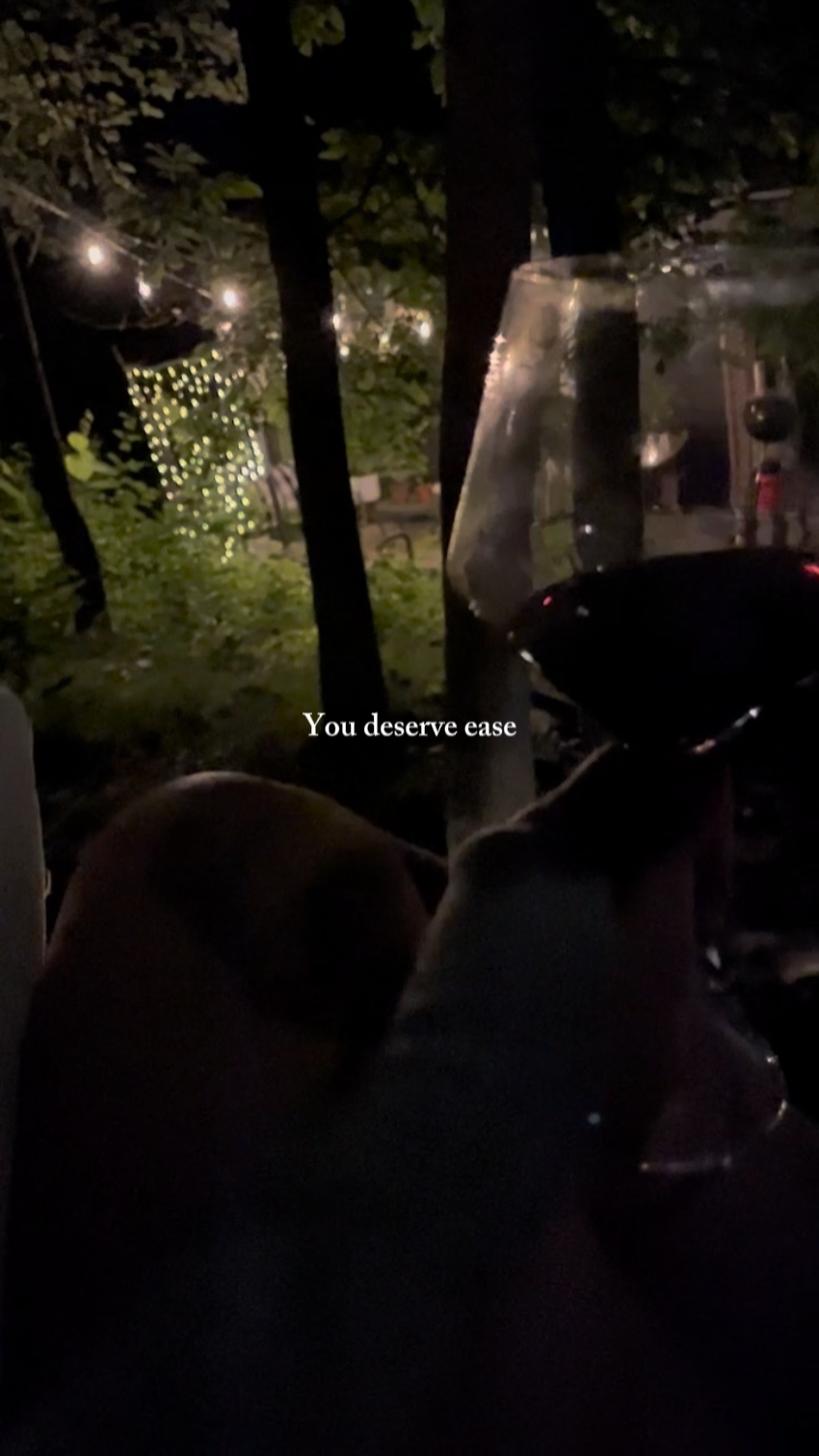 You deserve ease