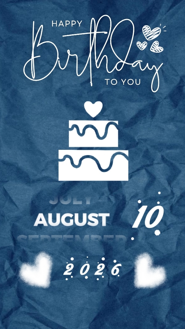 CUMPLEAÑOS 10 DE AGOSTO DE 2026