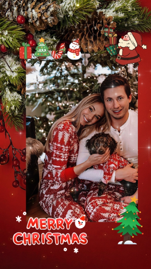 Christmas couple 