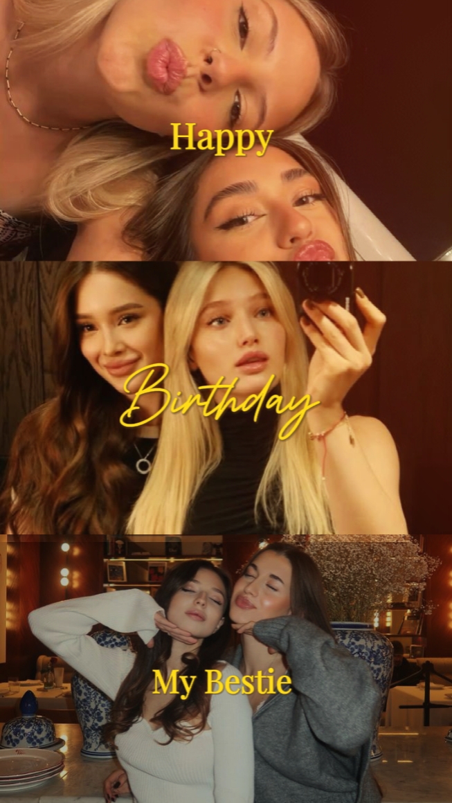 Feliz cumpleaños mi mejor amiga 