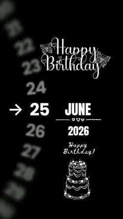 BIRTHDAY 25 JUNE