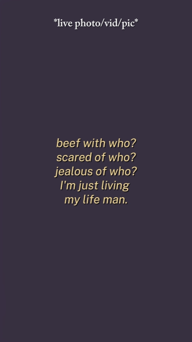 beef with who?